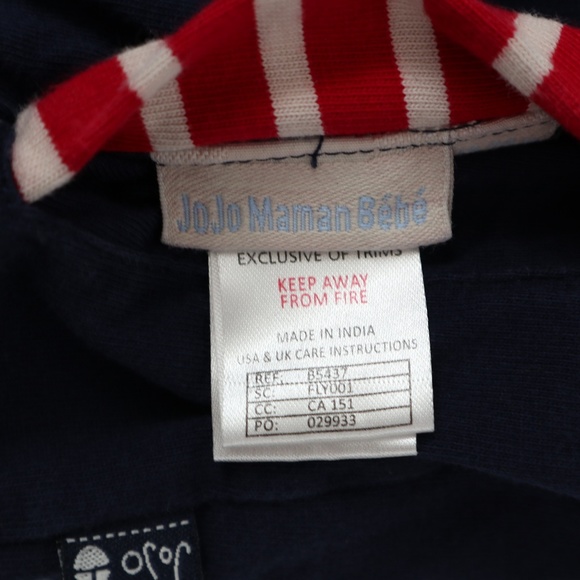 JOJO MAMAN BEBE hoodie, boy’s size 18-24M - Picture 4 of 4